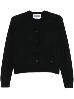 Moschino: Чёрный кардиган 