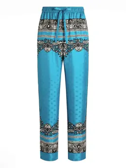 Dolce & Gabbana: Брюки с принтом 