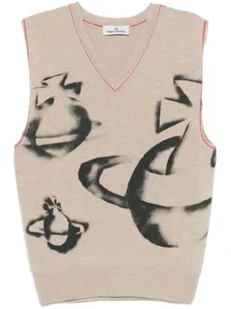 Vivienne Westwood: Бежевый жилет 