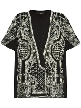 Balmain: Чёрный топ 