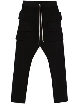 Rick Owens DRKSHDW: Чёрные брюки  Creatch