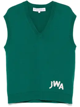 JW Anderson: Зелёный жилет 