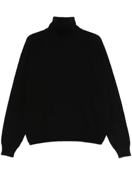 Saint Laurent: Чёрный свитер 