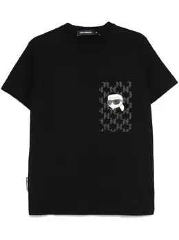 Karl Lagerfeld: Футболка  Ikonik Karl с принтом