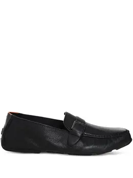 Santoni: Чёрные туфли 