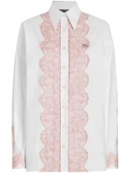 Dolce & Gabbana: Кружевная рубашка 