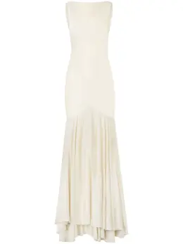 Nina Ricci: Атласное платье 