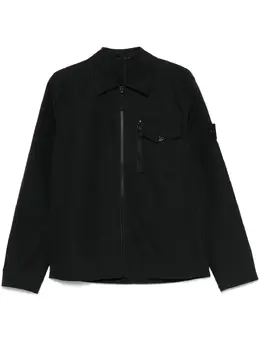 Stone Island: Чёрная рубашка  Ghost