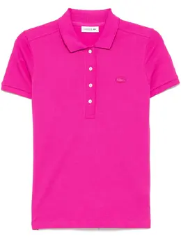 Lacoste: Розовое поло 