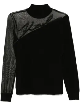 Karl Lagerfeld: Чёрный свитер  Signature