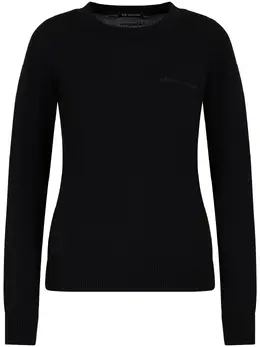 Armani Exchange: Чёрный свитер 