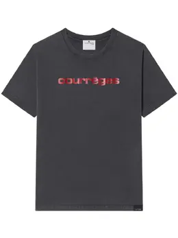 Courrèges: Футболка с принтом 