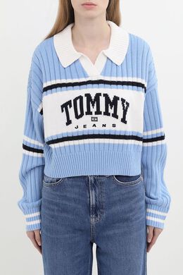 Tommy Jeans: Свитер с v-образным вырезом 