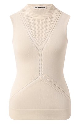 Jil Sander: Топ из шерсти 