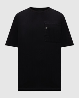 C.P. Company: Чорні футболки 