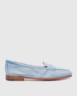 Santoni: Блакитні лофери 