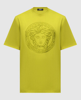 Versace: Зелені футболки  Medusa
