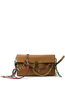 Prada: Коричневая сумка 