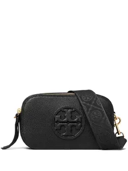 Tory Burch: Чёрная сумка через плечо  Miller