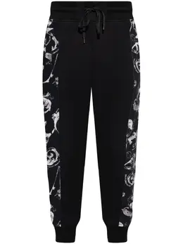 Versace Jeans Couture: Чёрные брюки 