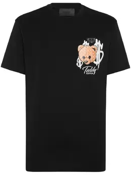 Philipp Plein: Чёрная футболка  Teddy