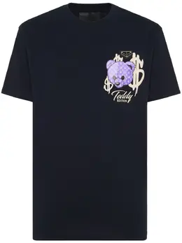 Philipp Plein: Синяя футболка  Teddy