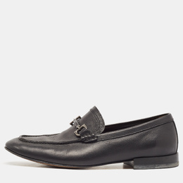 Salvatore Ferragamo: Чёрные мокасины  Gancini