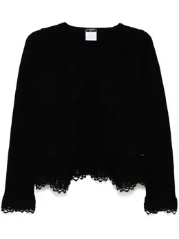 CHANEL Pre-Owned: Кружевное кардиган 
