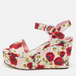 Dolce & Gabbana: Розовые сандалии 