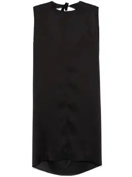 MM6 Maison Margiela: Шёлковое платье 