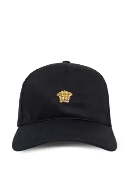 Versace: Чёрная кепка  Medusa