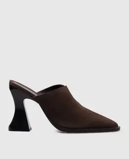 Bottega Veneta: Коричневі сабо 