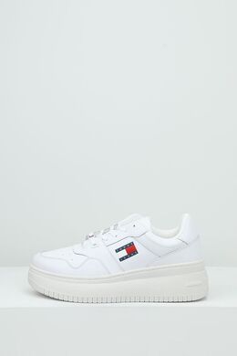 Tommy Hilfiger: Белые кроссовки 