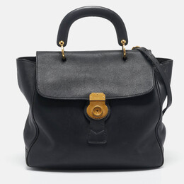 Burberry: Чёрная сумка на руку  DK88