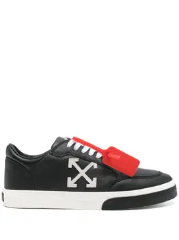Off-White: Чёрные кроссовки  Vulcanized