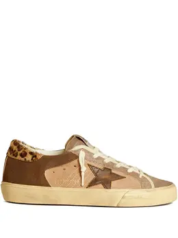 Golden Goose: Коричневые кроссовки  Super Star