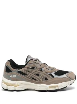ASICS: Коричневые кроссовки  Gel