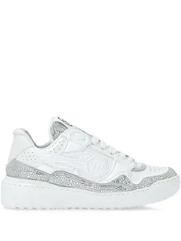 Philipp Plein: Белые кроссовки 