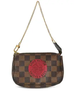 Louis Vuitton Pre-Owned: Коричневый клатч 