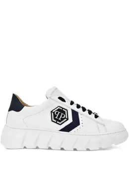 Philipp Plein: Белые кроссовки  Hexagon
