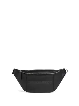 DSQUARED2: Чёрная поясная сумка 