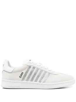 DSQUARED2: Белые кроссовки  Boxer