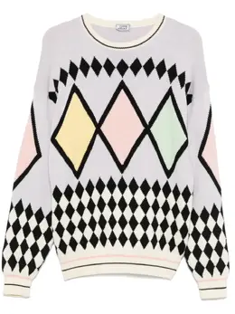 Versace Pre-Owned: Фиолетовый свитер 