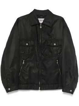 Versace Pre-Owned: Чёрная куртка 