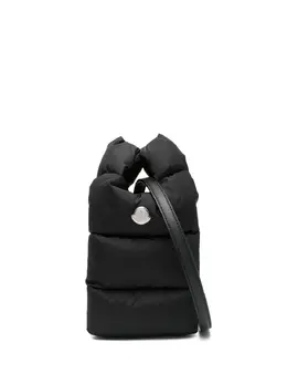 Moncler: Чёрная сумка-шоппер  Legere