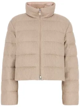Moncler: Светлая куртка 