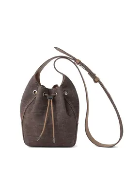 Brunello Cucinelli: Коричневая сумка 
