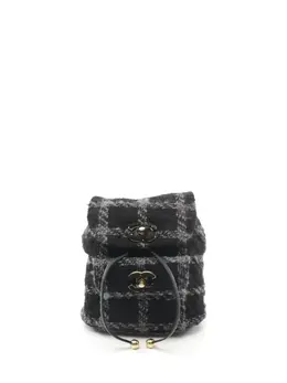 CHANEL Pre-Owned: Чёрный рюкзак 