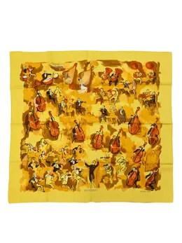 Hermès Pre-Owned: Жёлтый шарф 