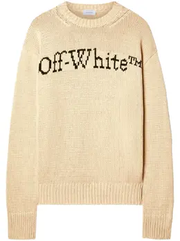 Off-White: Светлый свитер  Bookish